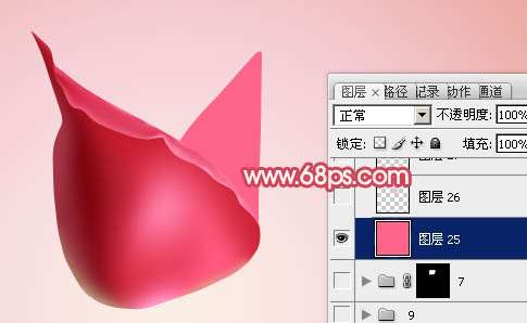 PS鼠绘红玫瑰教程 优图宝 PS鼠绘教程