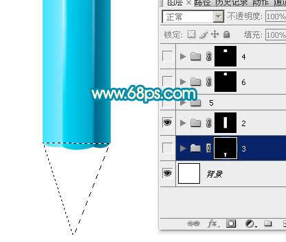 PS鼠绘铅笔图标教程 优图宝 PS鼠绘教程