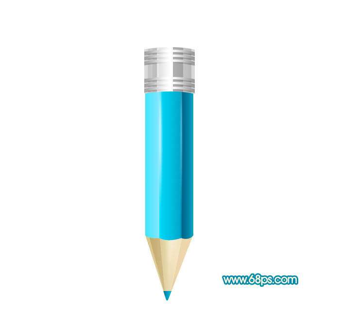 PS鼠绘铅笔图标教程 优图宝 PS鼠绘教程