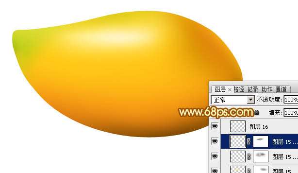 PS制作逼真漂亮新鲜芒果 优图宝 PS鼠绘教程