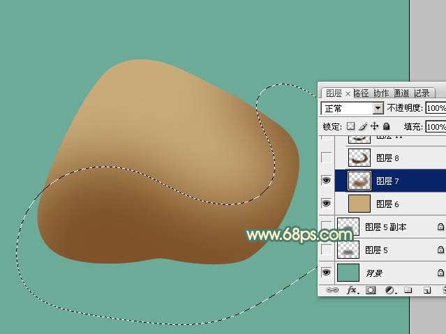 PS鼠绘漂亮雨花石教程 优图宝 PS鼠绘教程