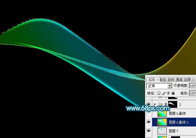 PS制作漂亮的流光线条 优图宝 PS鼠绘教程