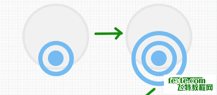 PS快速鼠绘WIFI图标 优图宝 PS鼠绘教程