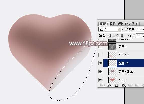 PS鼠绘质感立体心型 优图宝 PS鼠绘教程