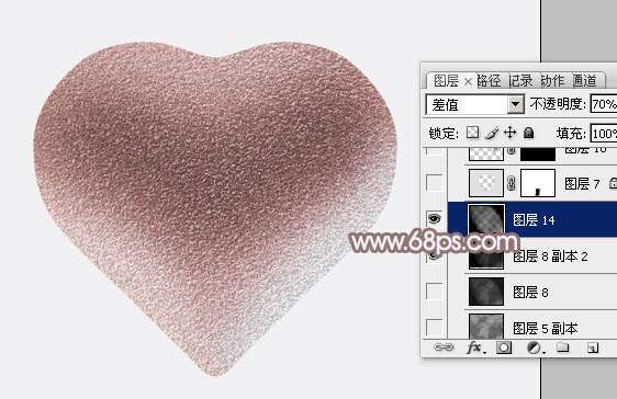 PS鼠绘质感立体心型 优图宝 PS鼠绘教程
