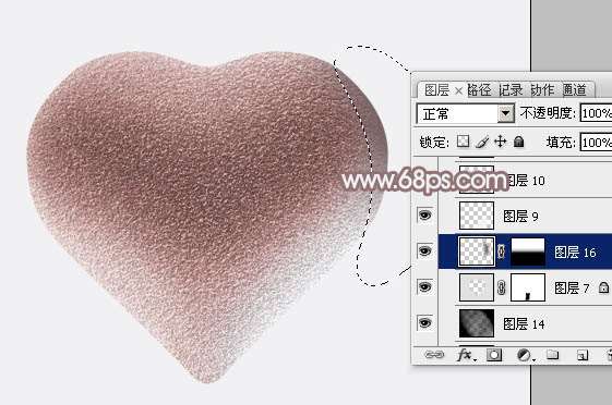 PS鼠绘质感立体心型 优图宝 PS鼠绘教程