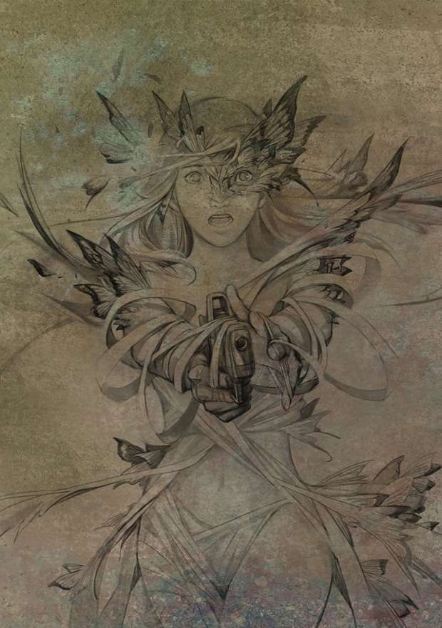 PS绘制漫画效果美女教程 优图宝 PS鼠绘教程