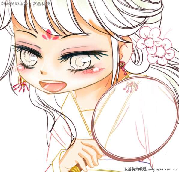 PS结合数位板绘制可爱的Q版人物插画 优图宝 PS鼠绘教程