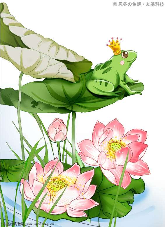 PS结合数位板绘制可爱的Q版人物插画 优图宝 PS鼠绘教程