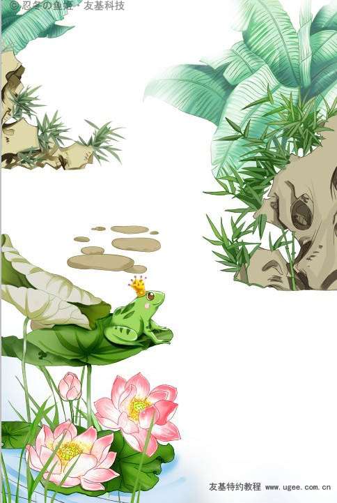 PS结合数位板绘制可爱的Q版人物插画 优图宝 PS鼠绘教程