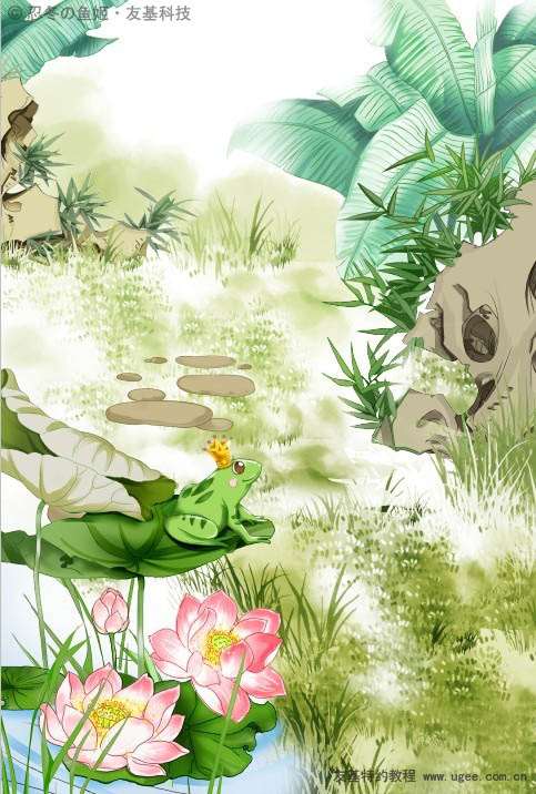 PS结合数位板绘制可爱的Q版人物插画 优图宝 PS鼠绘教程