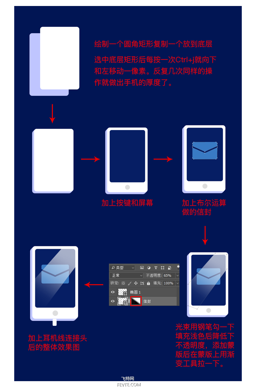 PS鼠绘可爱太空犬教程 优图宝 PS鼠绘教程
