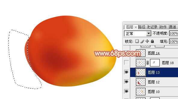 PS绘制逼真红梨 优图宝 PS鼠绘教程