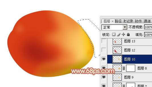 PS绘制逼真红梨 优图宝 PS鼠绘教程