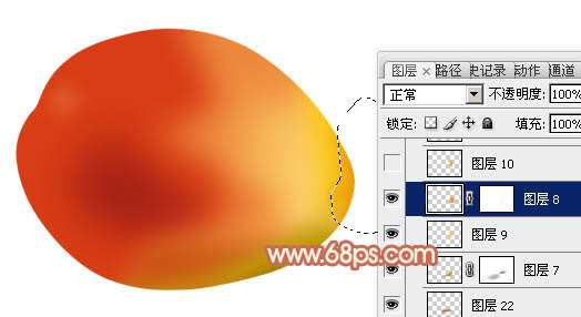 PS绘制逼真红梨 优图宝 PS鼠绘教程