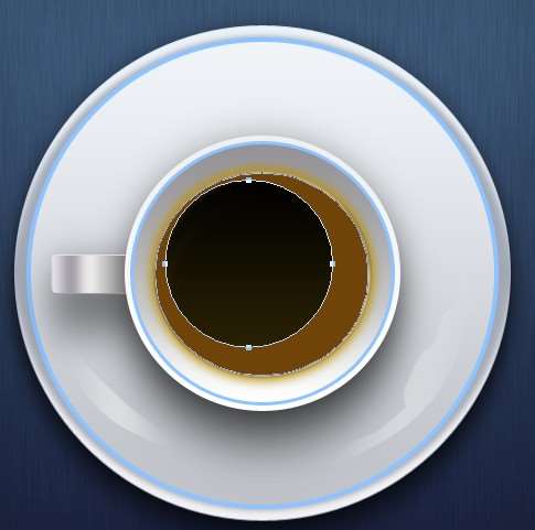 PS鼠绘逼真咖啡杯图标 优图宝 PS鼠绘教程