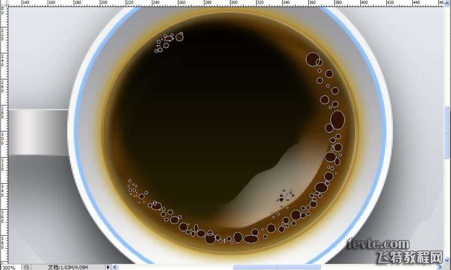 PS鼠绘逼真咖啡杯图标 优图宝 PS鼠绘教程