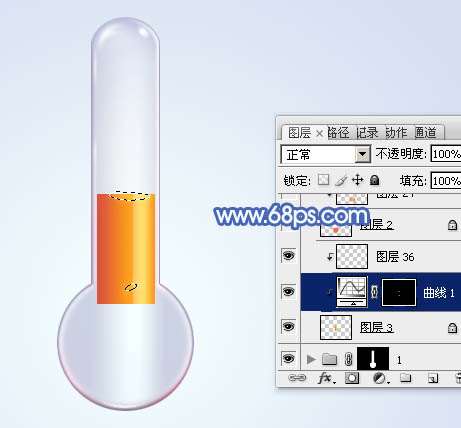 PS鼠绘精致温度计 优图宝 PS鼠绘教程