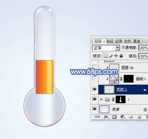 PS鼠绘精致温度计 优图宝 PS鼠绘教程