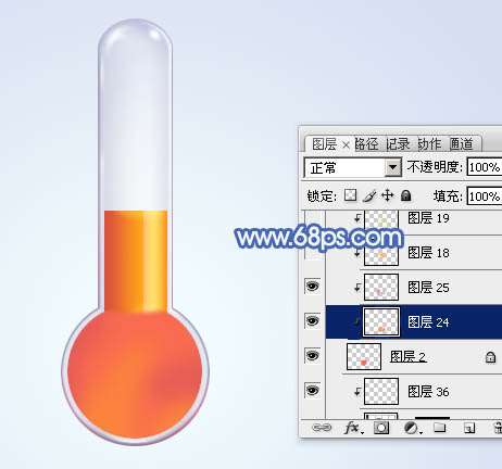 PS鼠绘精致温度计 优图宝 PS鼠绘教程