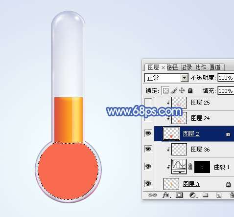 PS鼠绘精致温度计 优图宝 PS鼠绘教程