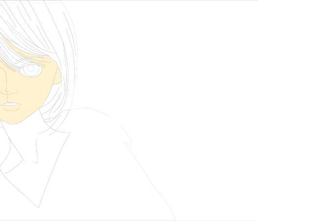 PS绘制可爱中带伤感的漫画美女 优图宝 PS鼠绘教程