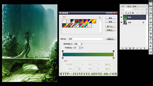 PS鼠绘丛林美女插画 优图宝 PS鼠绘教程