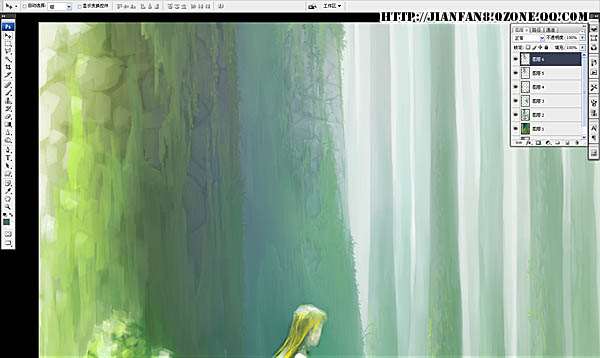 PS鼠绘丛林美女插画 优图宝 PS鼠绘教程