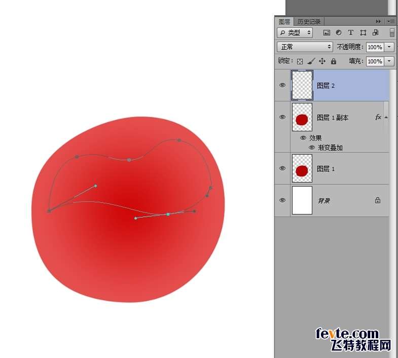 PS鼠绘晶莹剔透的樱桃 优图宝 PS鼠绘教程6