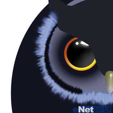 PS绘制一只猫头鹰 优图宝 PS鼠绘教程