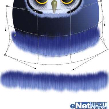 PS绘制一只猫头鹰 优图宝 PS鼠绘教程