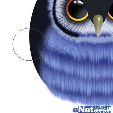 PS绘制一只猫头鹰 优图宝 PS鼠绘教程