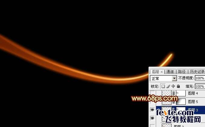 PS绘制漂亮动感光速 优图宝 PS鼠绘教程