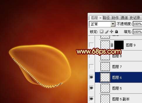 PS绘制超炫红色火焰花朵 优图宝 PS鼠绘教程