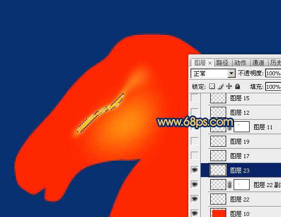 PS绘制马年马头教程 优图宝 PS鼠绘教程
