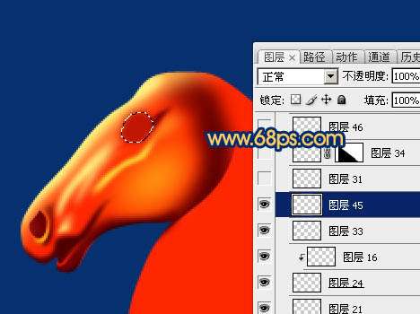 PS绘制马年马头教程 优图宝 PS鼠绘教程