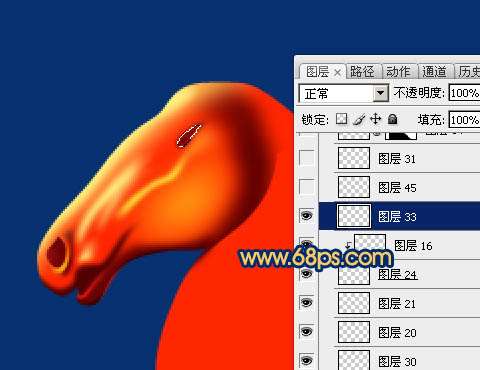 PS绘制马年马头教程 优图宝 PS鼠绘教程