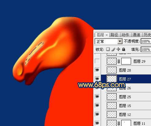 PS绘制马年马头教程 优图宝 PS鼠绘教程