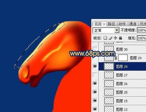 PS绘制马年马头教程 优图宝 PS鼠绘教程