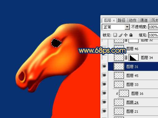 PS绘制马年马头教程 优图宝 PS鼠绘教程