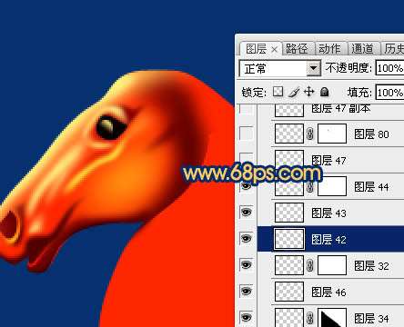 PS绘制马年马头教程 优图宝 PS鼠绘教程