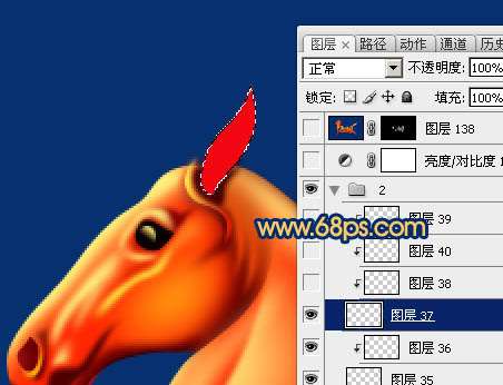 PS绘制马年马头教程 优图宝 PS鼠绘教程