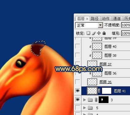 PS绘制马年马头教程 优图宝 PS鼠绘教程