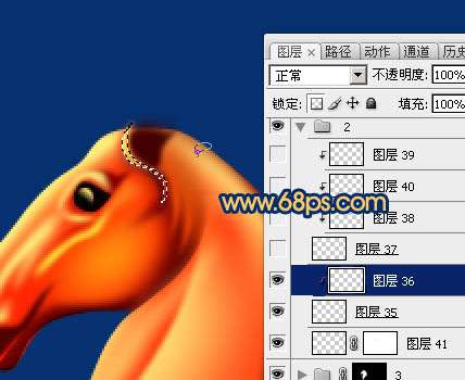 PS绘制马年马头教程 优图宝 PS鼠绘教程