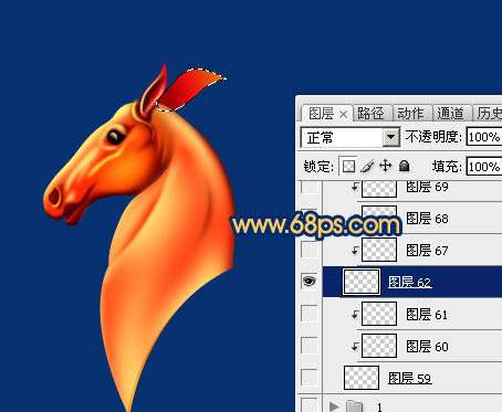 PS绘制马年马头教程 优图宝 PS鼠绘教程