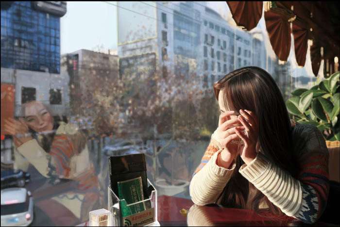 PS鼠绘精致茶餐厅美女 优图宝 PS鼠绘教程