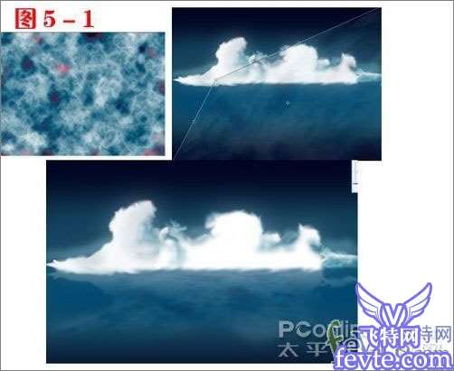 Photoshop打造爱情海平面图教程