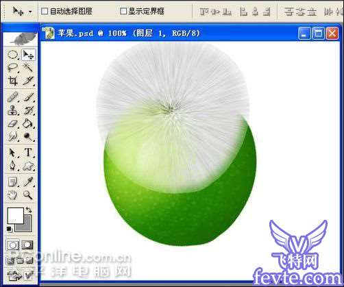 Photoshop鼠绘苹果绘制全过程图13