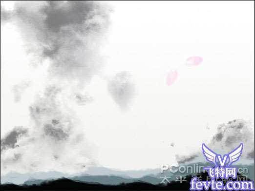 Photoshop教程：水墨荷花特效表现