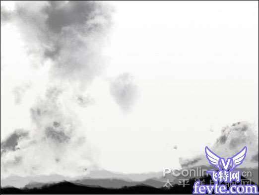 Photoshop教程：水墨荷花特效表现